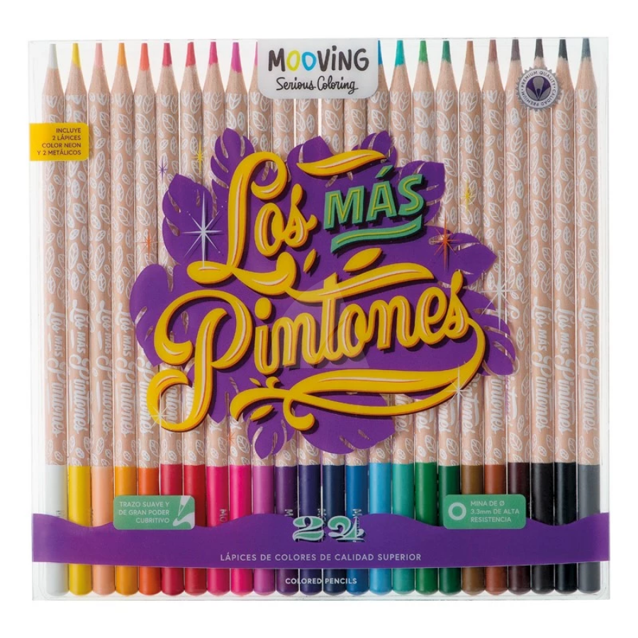 LAPIZ COLOR LARGO COLORING X24 COLORES (L19388)