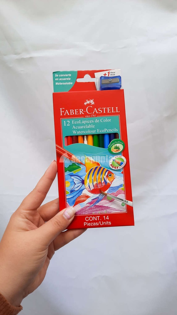 LAPIZ/COLOR FABER ACUAREL.x12L (L52510)