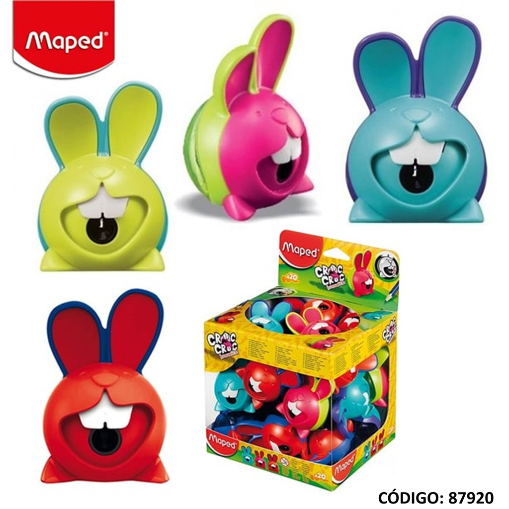 SACAPUNTAS DEPOSITO MAPED CROC CROC CONEJO (L87920)
