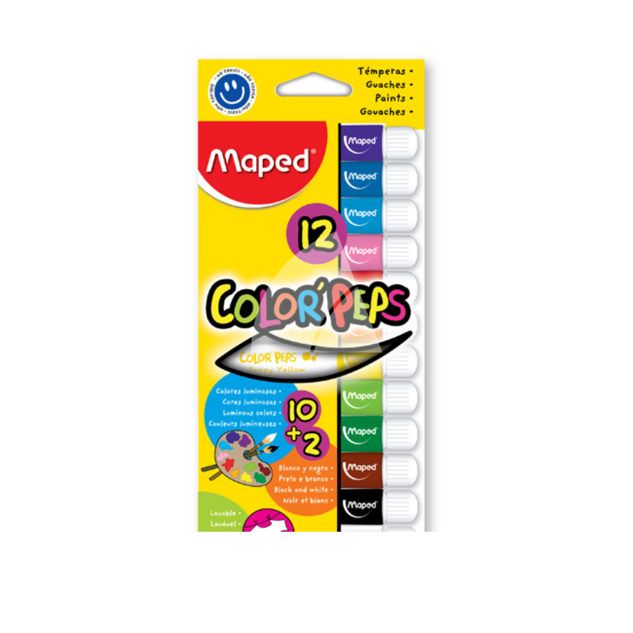 TEMPERA POMO MAPED CAJA  x12u SURTIDO (L87900)