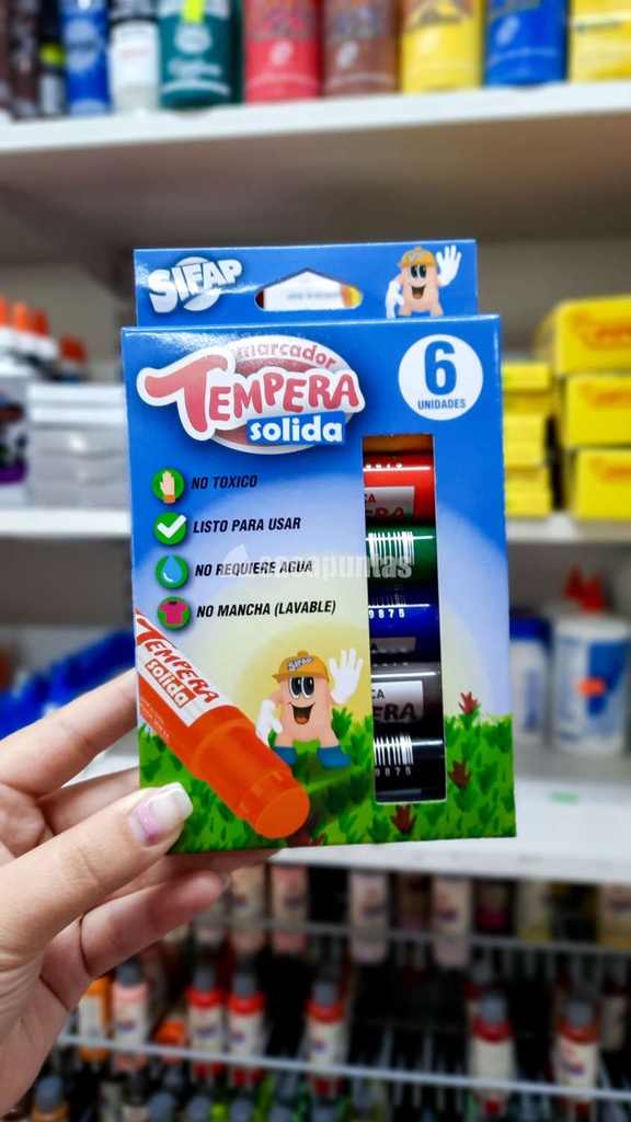 TEMPERA SOLIDA SIFAP CLASICA X6 (L117280)