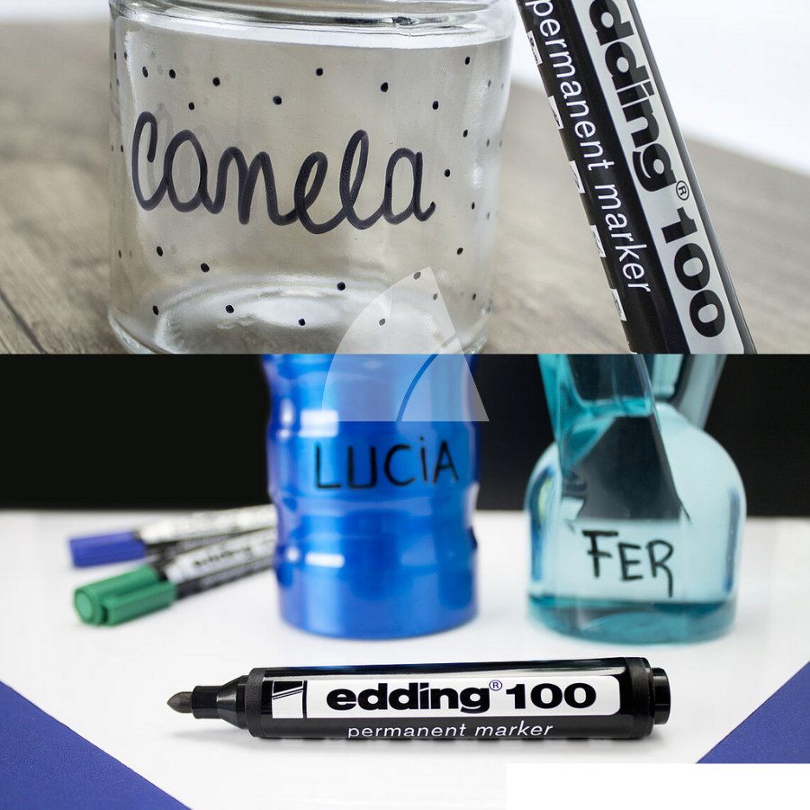 MARCADOR  EDDING 100 PERMANENTE PUNTA REDONDA (L191150)