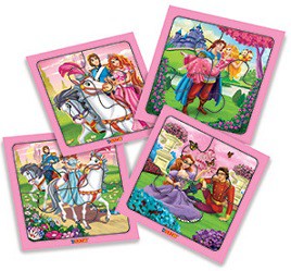 PUZZLE PRINCESAS X4 DURAVIT (J12163)