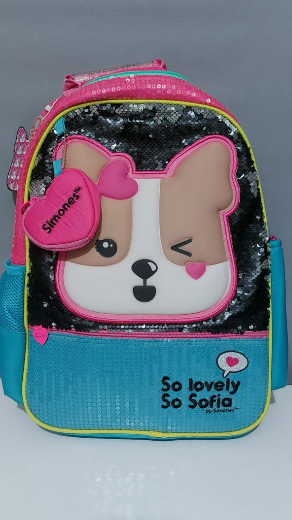 MOCHILA 18" CRESKO SIMONES ESPALDA(L22405)