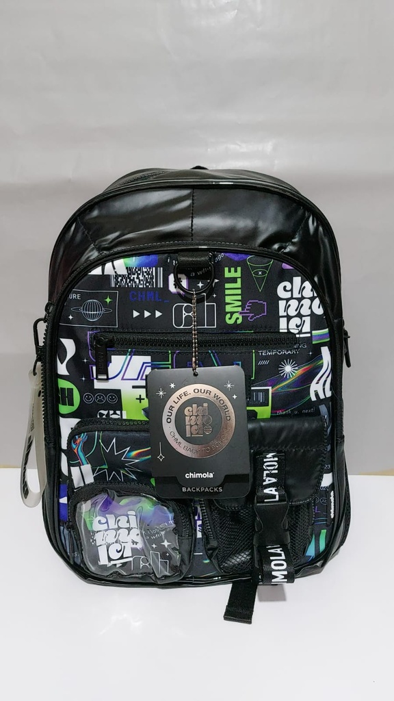 MOCHILA 17" CHIMOLA MATELASSE ESPALDA (L270710)