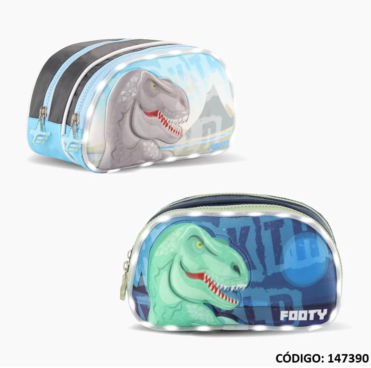 CANOPLA FOOTY 2 CIERRES DINO CON LUZ (L1473900)