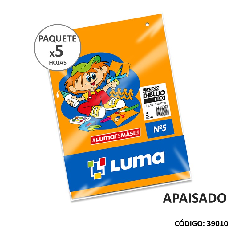 REPUESTO DIBUJO BRIGADIER APAISADO FLUO (L39010)