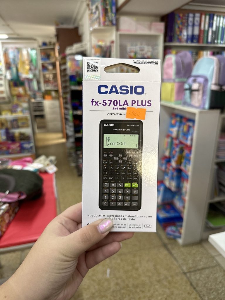 CALCULADORA CASIO CIENTIFICA FX-570 LA PLUS (L9873)