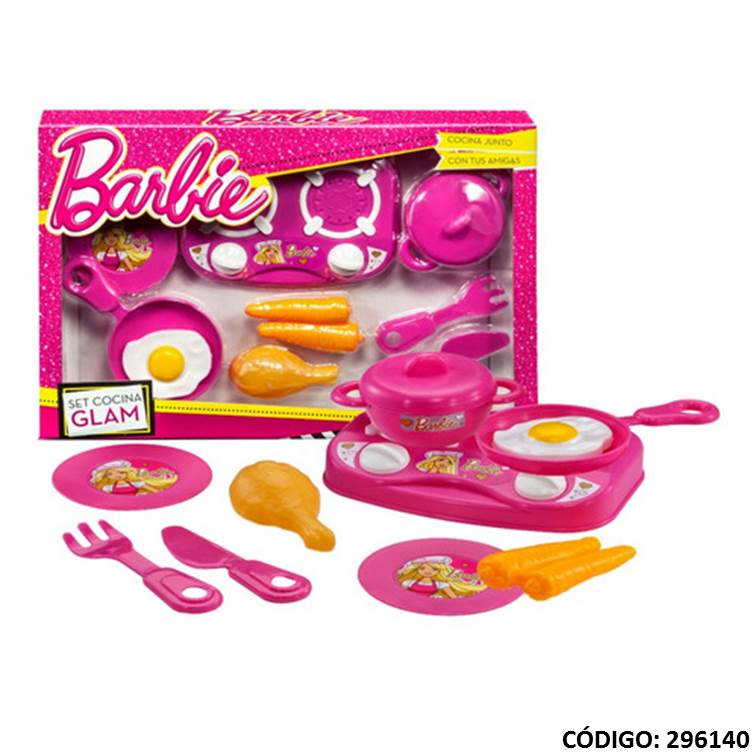 MINIPLAY COCINA + ANAFE BARBIE (J296140)