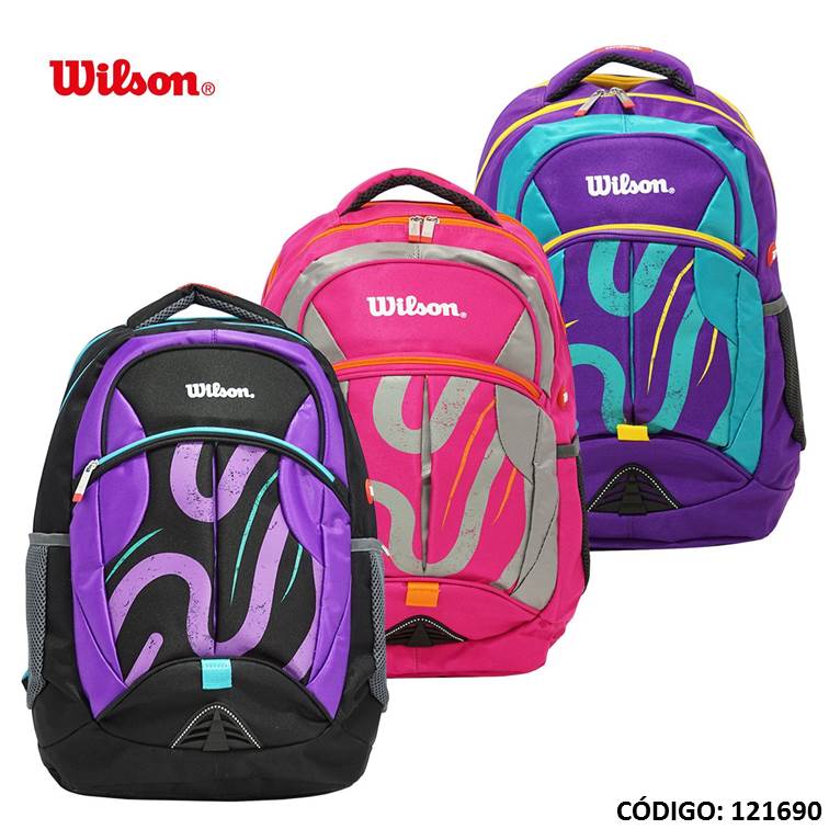 MOCHILA 18" WILSON ESPALDA (L121690)
