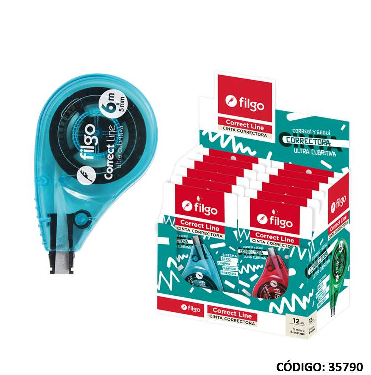 CORRECTOR CINTA FILGO LINE 506 6mt. (L35790)