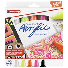 MARCADOR EDDING ACRILICO E-5000 NEON (L222101)