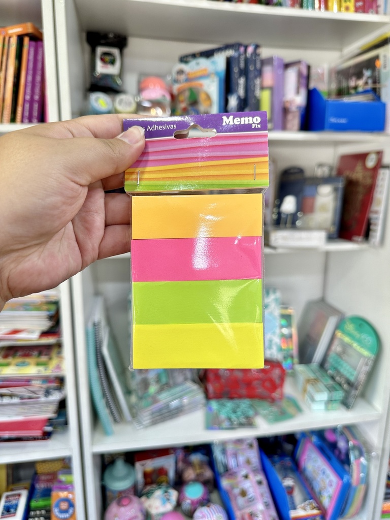 MEMO FIX NEON SURTIDO x80hjs. (M601)