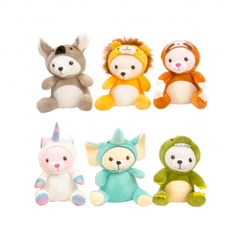 PELUCHE OSO CON CAPUCHA 21CM. (G80038)