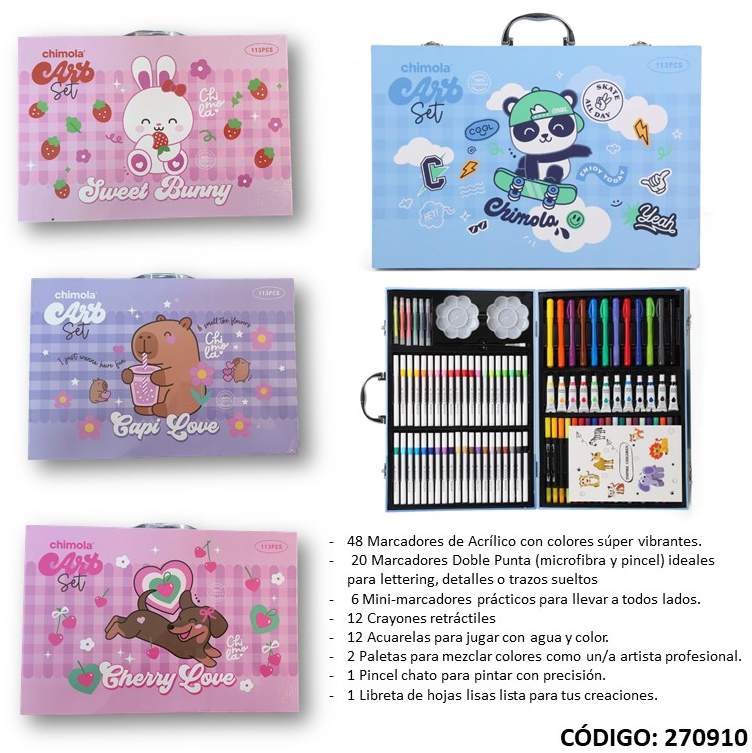 SET DE ARTE CHIMOLA XL (L270910)