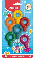 CRAYONES MAPED BABY X6 COLORES (L23435)