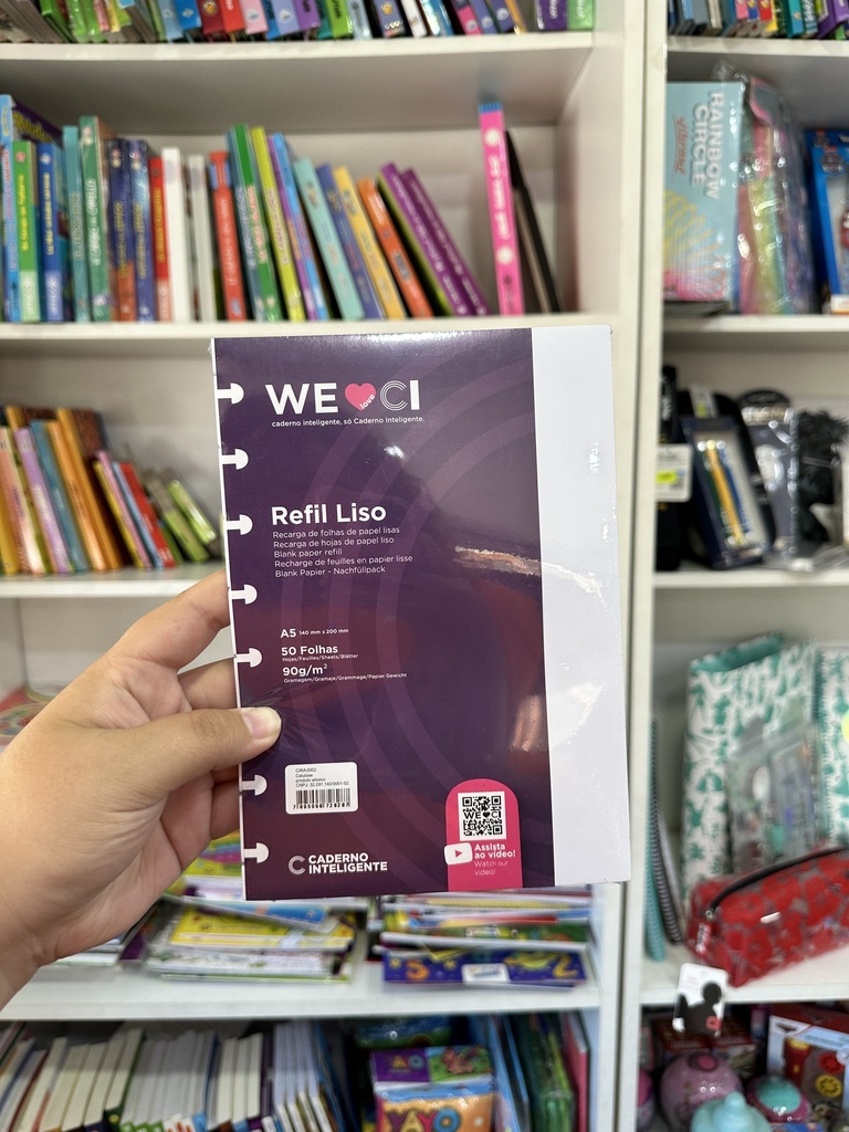 REPUESTO A5 LISO REFIL 90GRS. (M121)