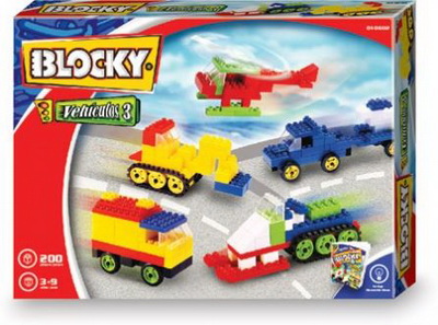 RASTI BLOCKY VEHICULOS 140 PIEZAS (J12271)