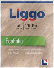 FOLIO LIGGO ECOFOLIO A4 CON BANDA (L23725)