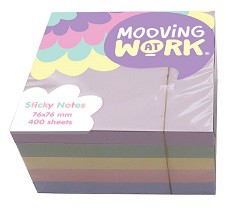 MAW PASTEL NOTA ADHESIVA 76X76 X400hjs. (L24468)