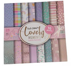 IBI CRAFT PAPEL SCRAP LOVELY 30X30 160grs. (L24400)