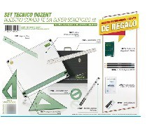 SET TECNICO DOZENT 40X50 TABLERO+6 UTILES+6 REGALOS (L24473)