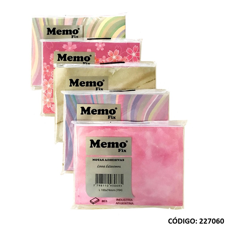 NOTA-AD MEMO FIX 100X75mm. FANTASIA X80hjs. (L227060)