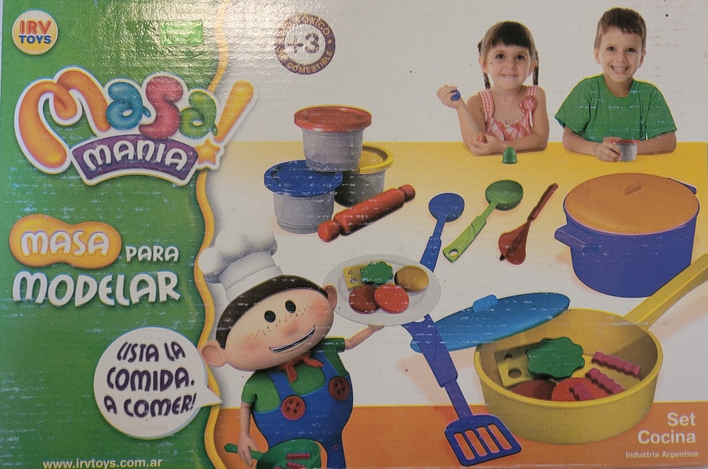 MASA PARA MOLDEAR SET DE COCINA IRV TOYS (G80)