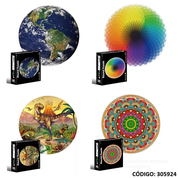 PUZZLE 1000 PIEZAS CRESKO CIRCULAR MODELOS VARIOS (J305924)