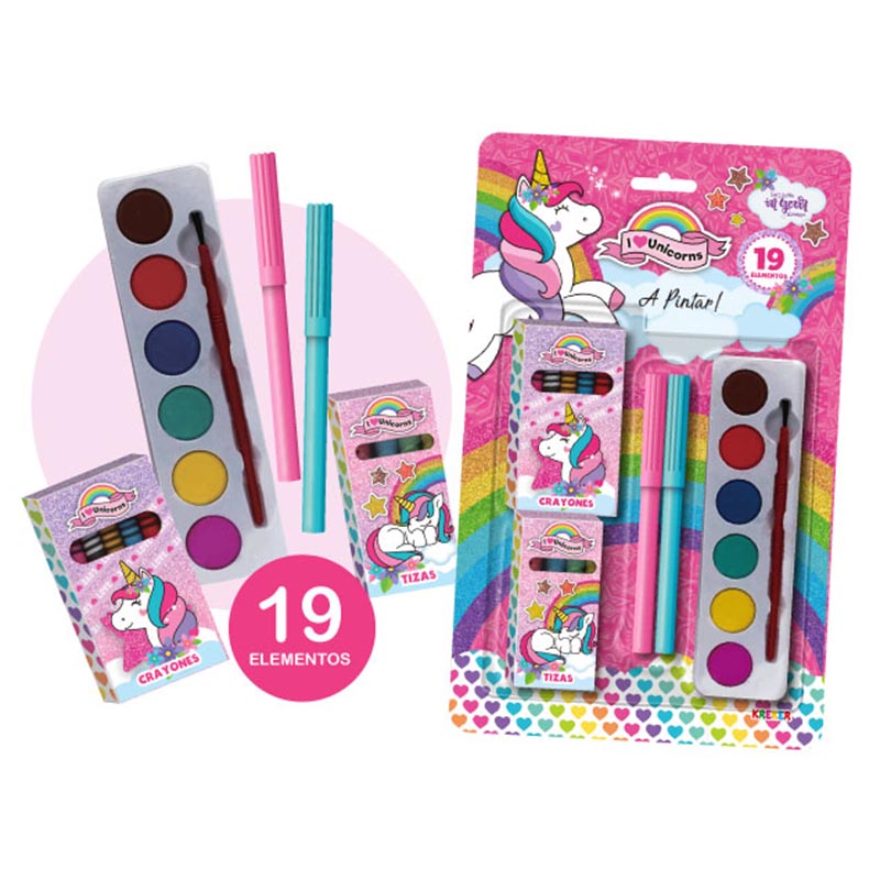 A PINTAR SET DE 19 ELEMENTOS (G5072)