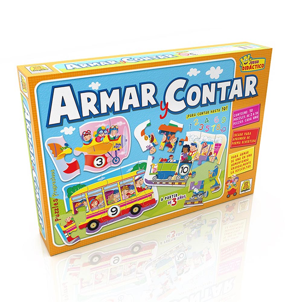 JUEGO DIDÁCTICO ARMAR Y CONTAR IMPLAS (G3871)