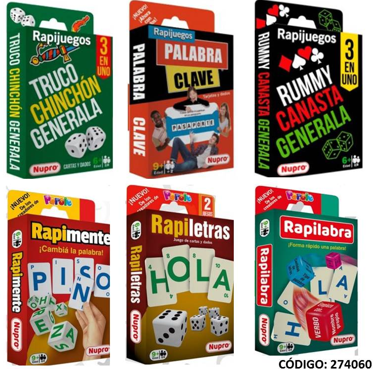 JUEGOS NUPRO RAPIJUEGOS (J2740600)