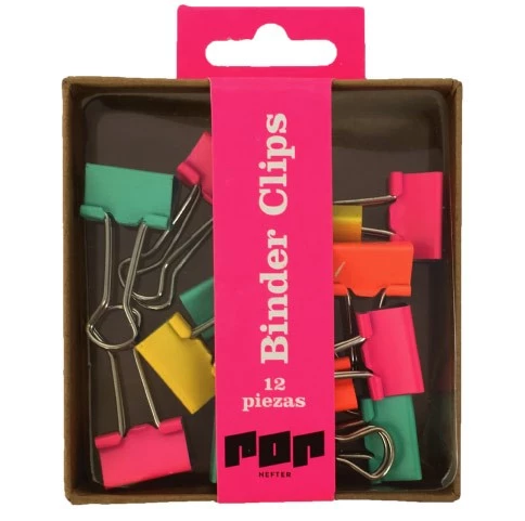 BINDER CLIPS HEFTER POP (L107861)