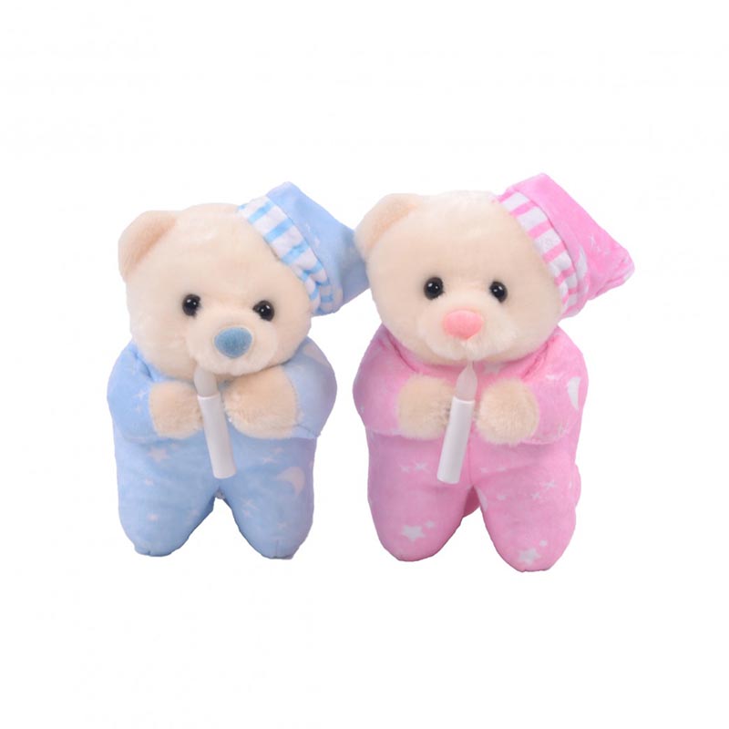 PELUCHE OSO REZADOR CON VELA (G12189)