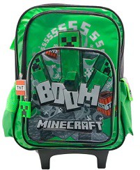 MOCHILA CARRO 16" CRESKO  MINECRAFT (L24145)