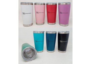 VASO TÉRMICO ACERO INOXIDABLE 600CM. CON TAPA (R25207)