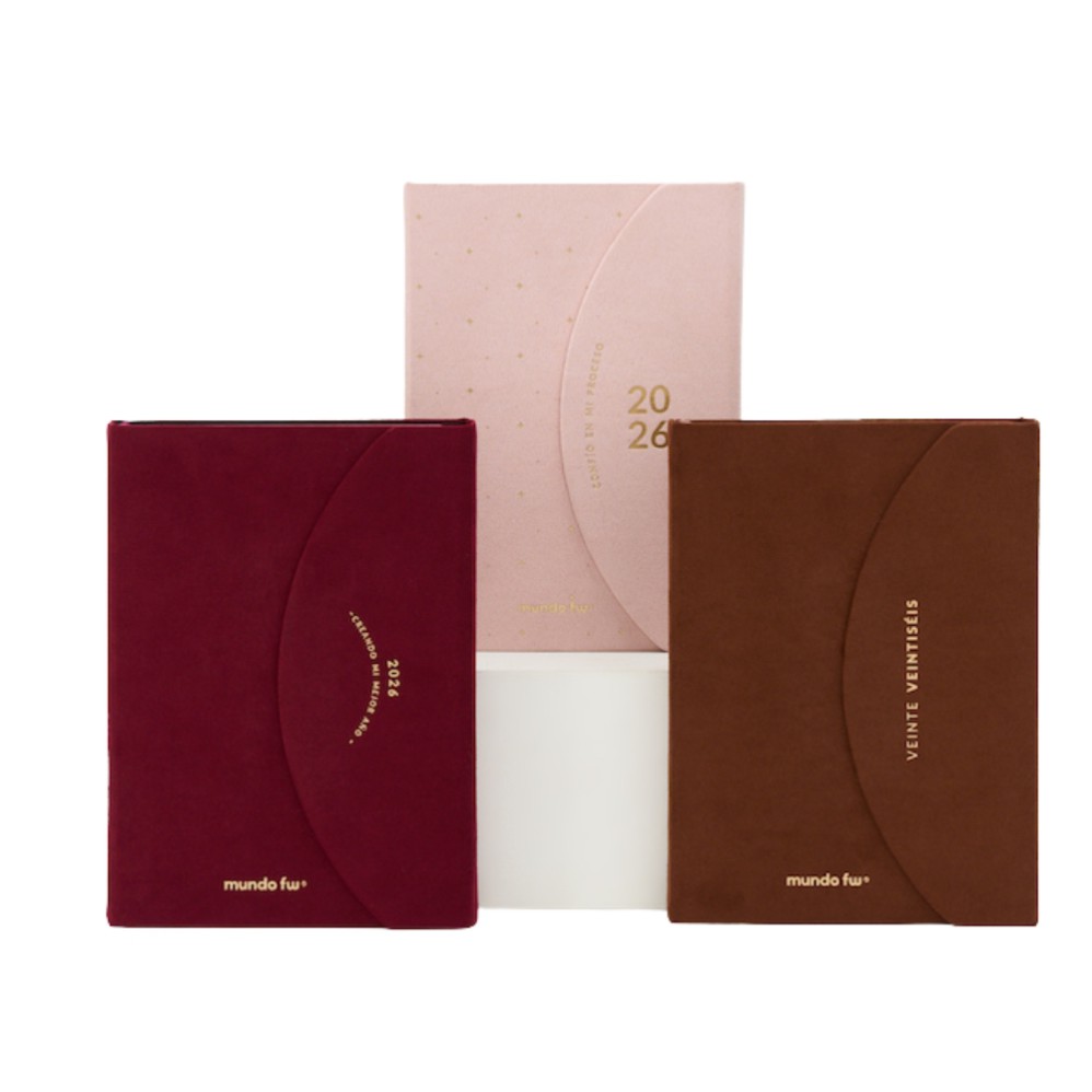 AGENDA 2026 FW N8 DIA POR PAGINA CON SOLAPA E IMAN  (L69430)