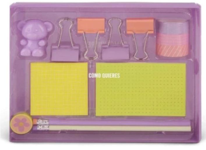 SET OFICINA MOOVING COMO QUIERES PASTEL (L232901)