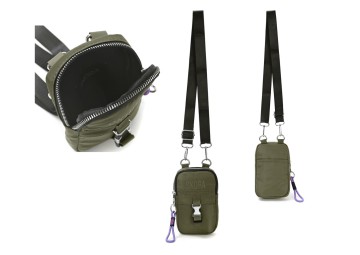 BANDOLERA SKORA PINK TOKYO CON BOLSILLO Y LLAVERO (R25409)