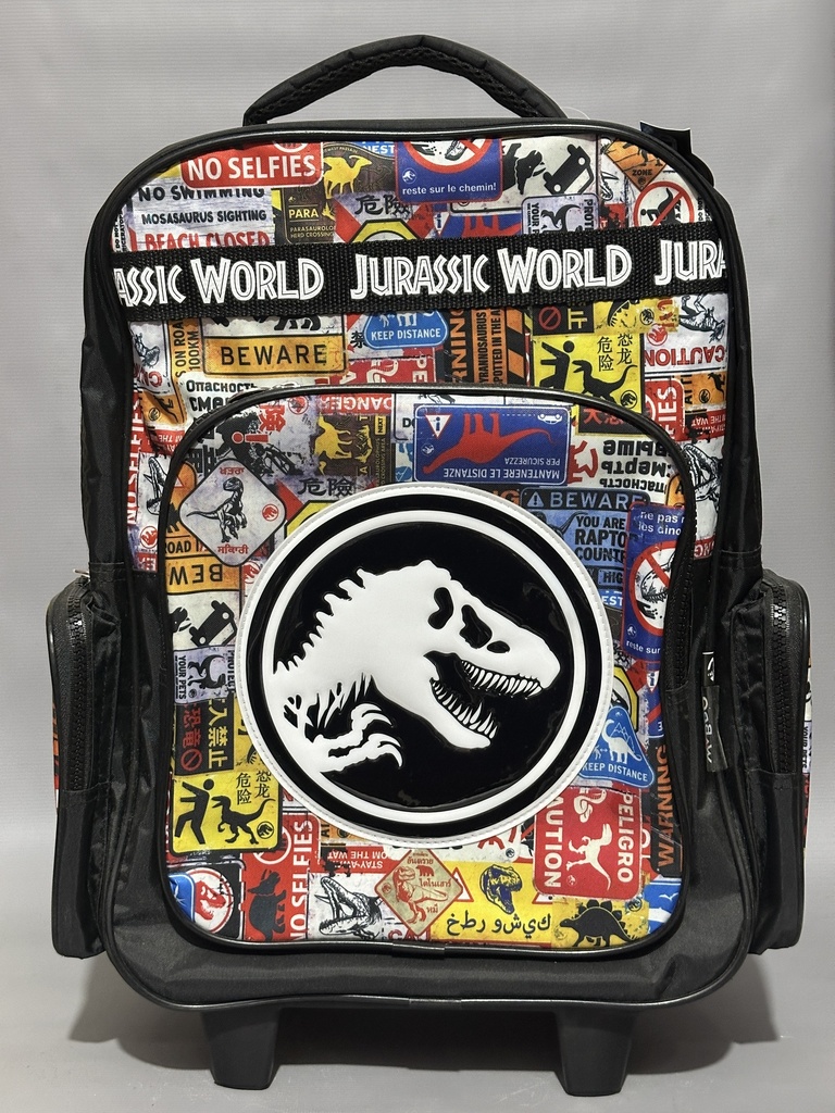 MOCHILA CARRO 16" WABRO JURASSIC WORLD (L25471)