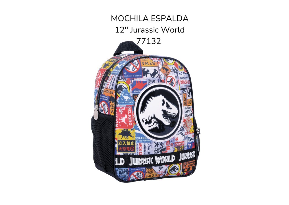 MOCHILA 12" WABRO JURASSIC WORLD JARDIN ESPALDA(L25450)