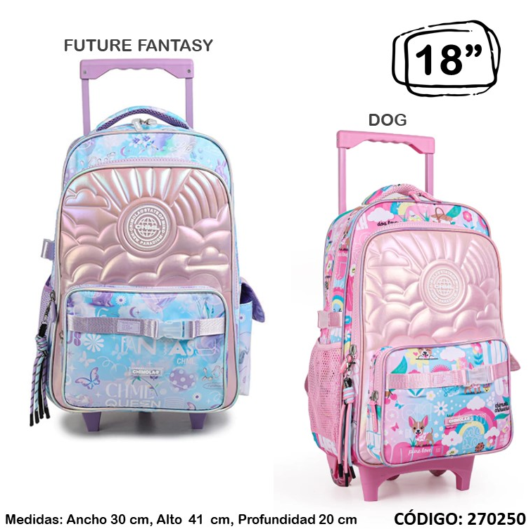 MOCHILA CARRO 18" CHIMOLA RELIEVE (L2702500)