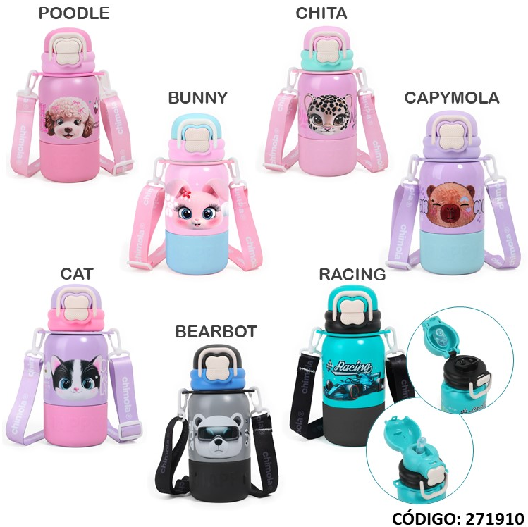 BOTELLA CHIMOLA ACERO 500ml. (R271910)