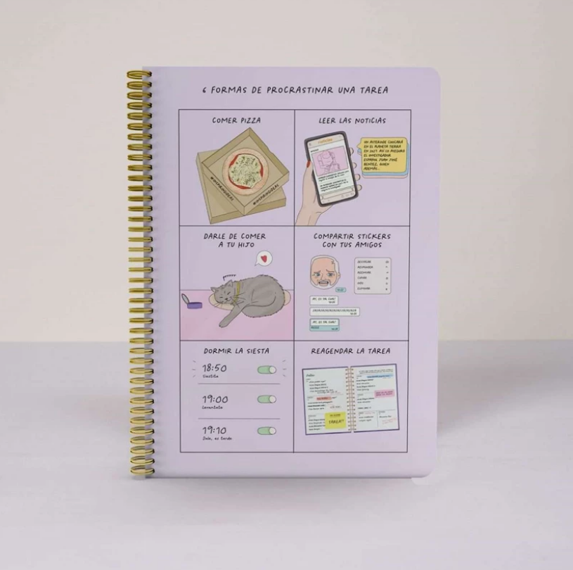 CUADERNO A4 FERA CUADRICULADO 80gr. PROCASTINAR (L5122)