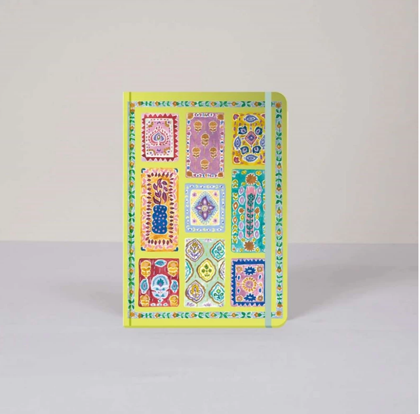 CUADERNO COSIDO FERA 14X20 PUNTEADO 80gr. PATCH WORK (L5162)