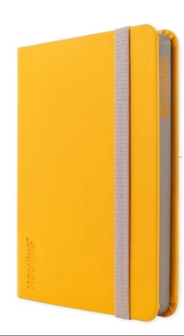 LIBRETA MOOVING NOTES A6 TAPA DURA RAYADO X96hjs. CON ELASTICO (L231633)