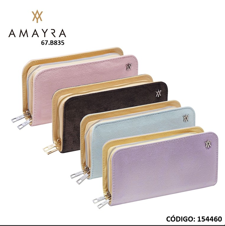 BILLETERA DAMA AMAYRA 2 CIERRES (R154460)