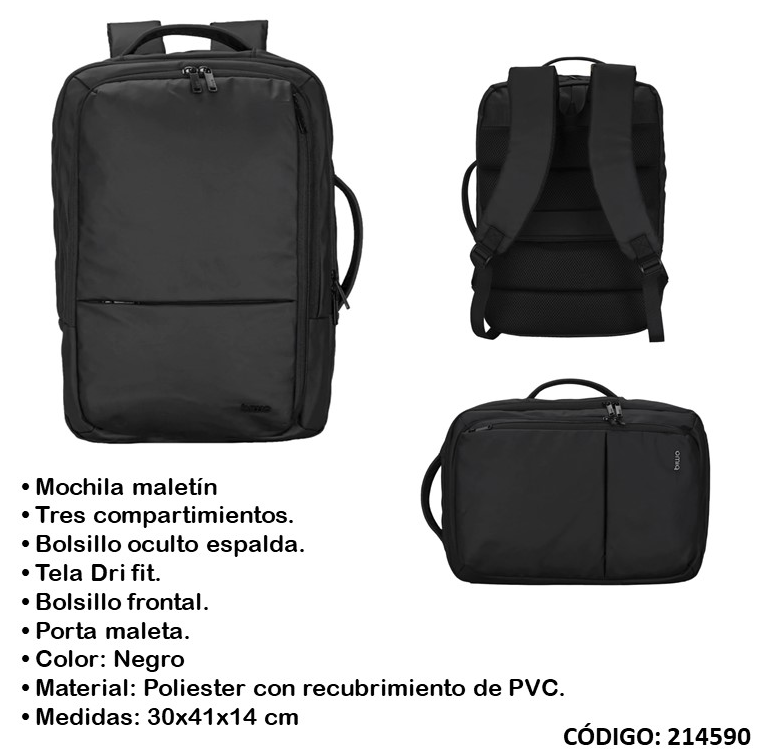 PORTANOTEBOOK 18" BIWO CATANIA MOCHILA (L214590)