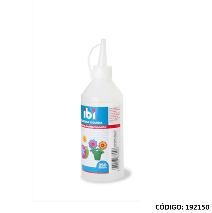 ADHESIVO SILICONA LIQUIDA IBI 250ml. (L192150)