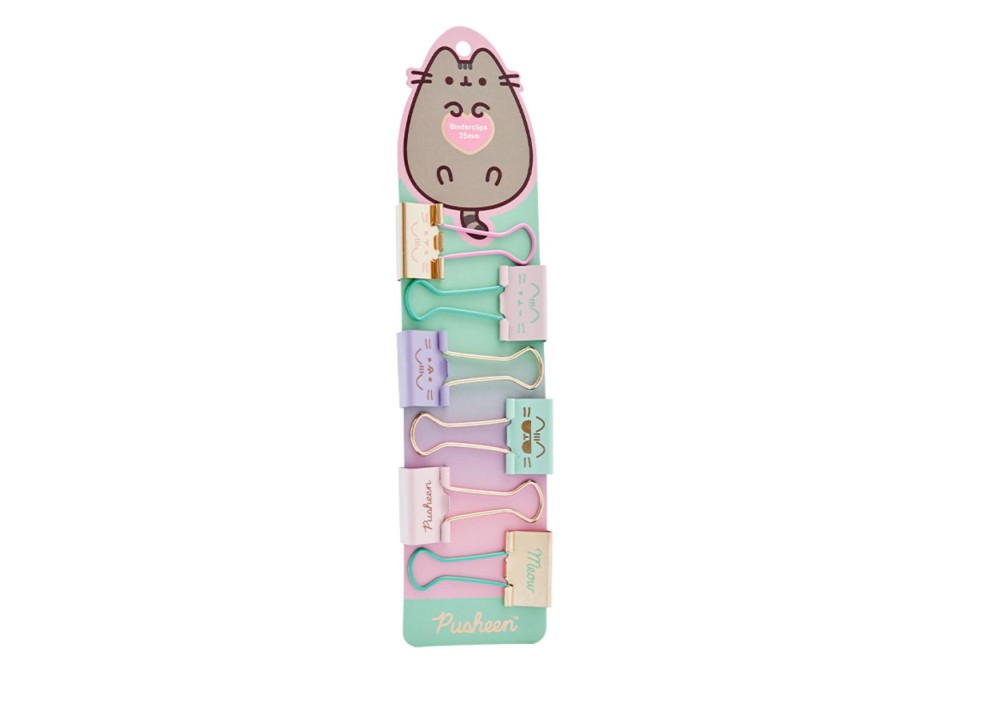 MAW PUSHEEN BINDER 25mm. X6 BLISTER (L26490)